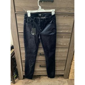 Velvet-gray Paige pants
